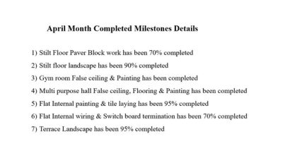 Project update 63-0