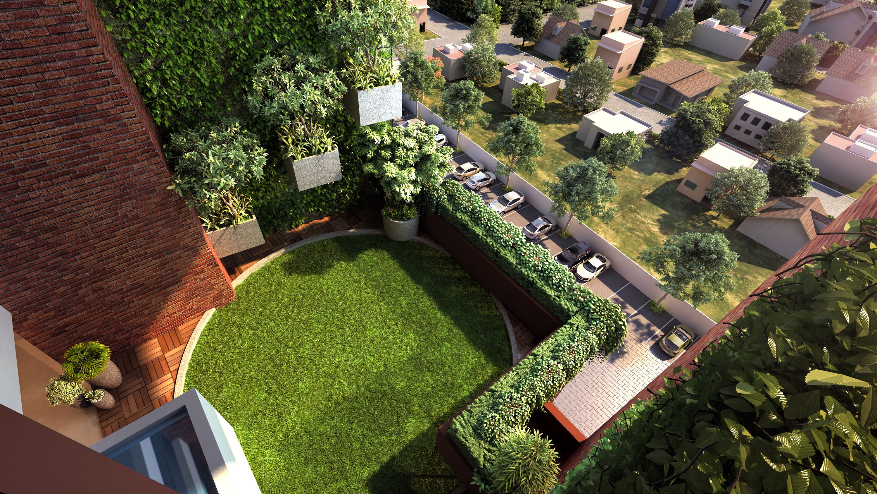 Navin's Hanging Gardens terrace garden green spaces Valasaravakkam Chennai