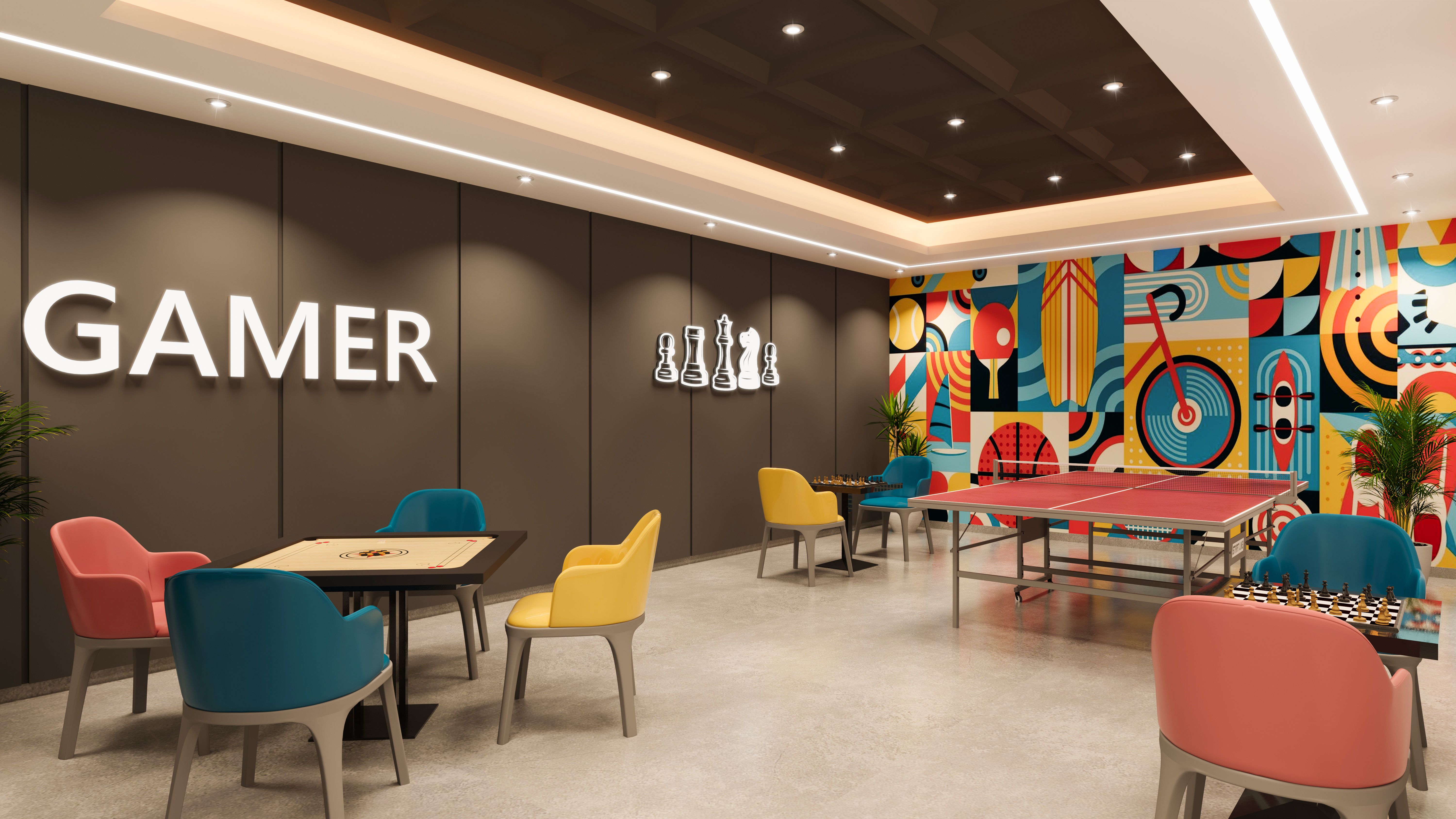 Navin's Mayura Gardens amenities indoor games Valasaravakkam Chennai