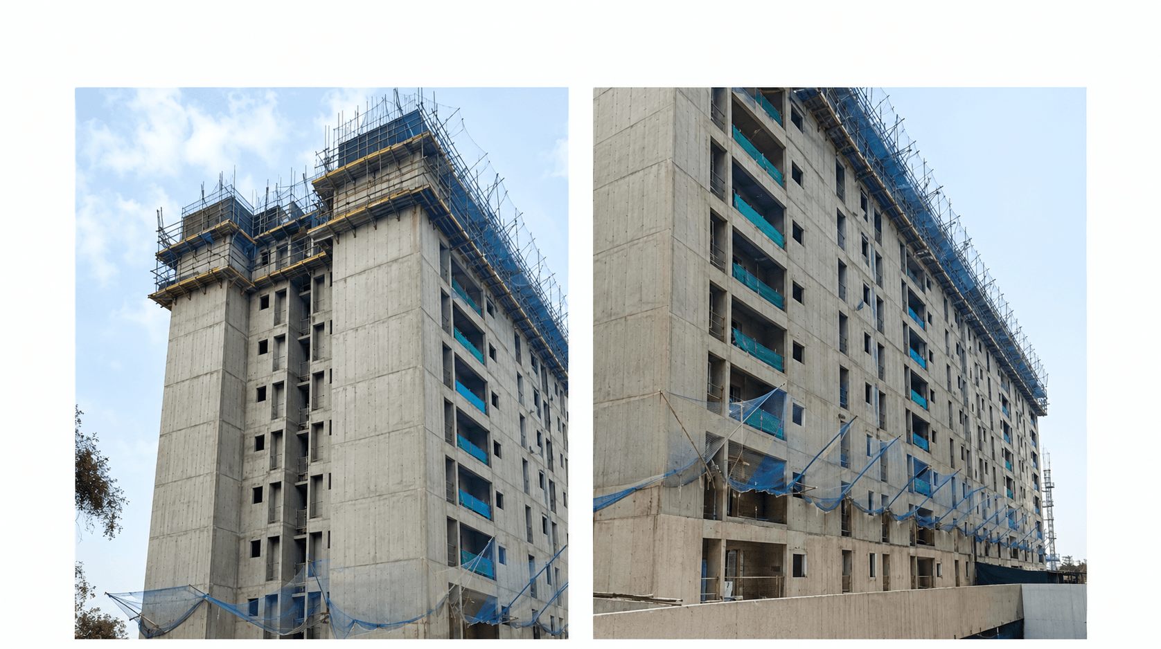 10th Floor Shuttering Work in progress 