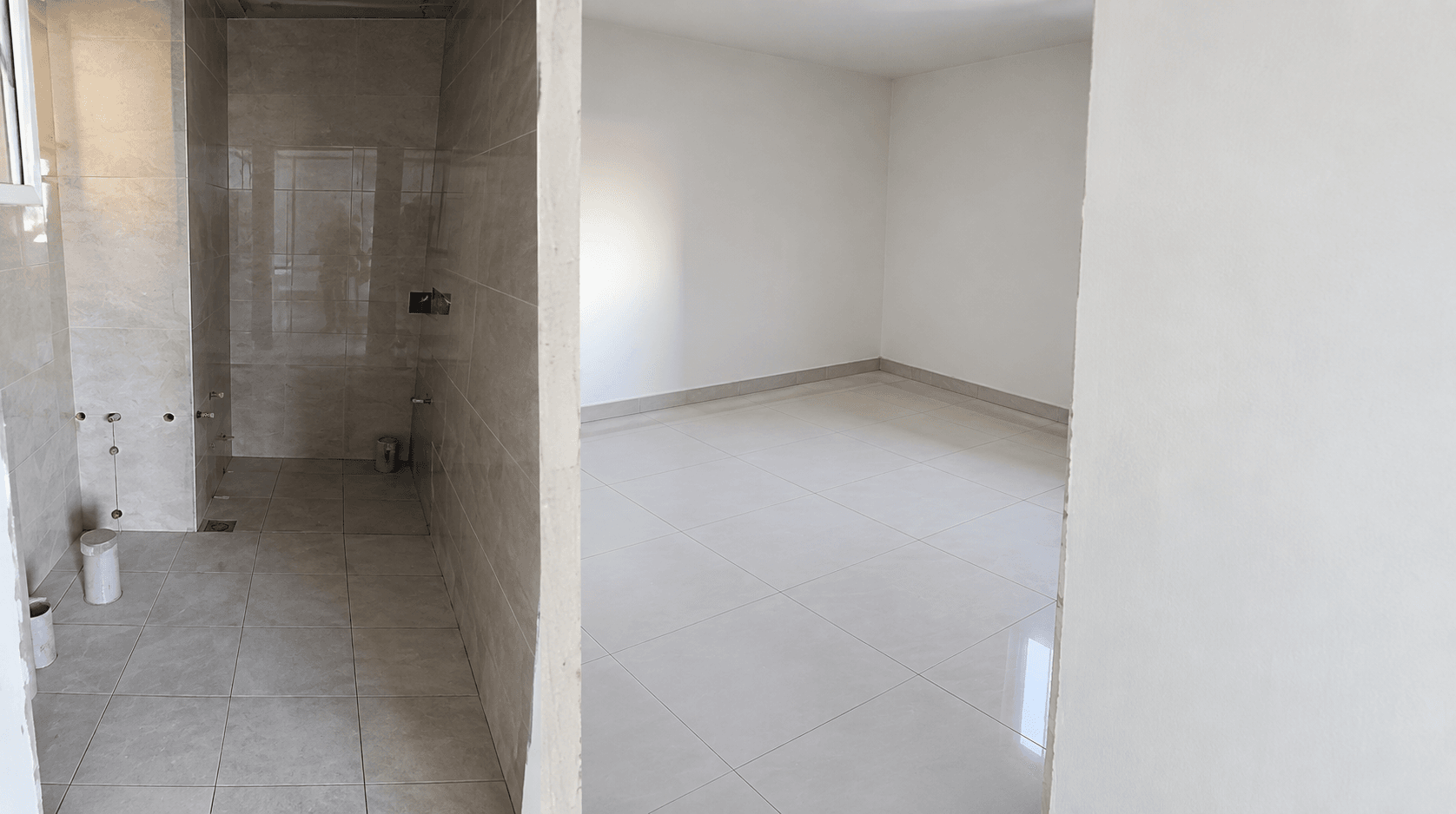 Internal Flat & Toilet tile laying work has been completed up to 7th floor.